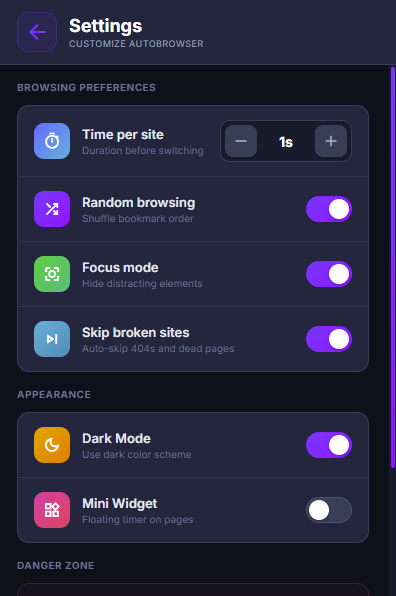 AutoBrowser screenshot 2