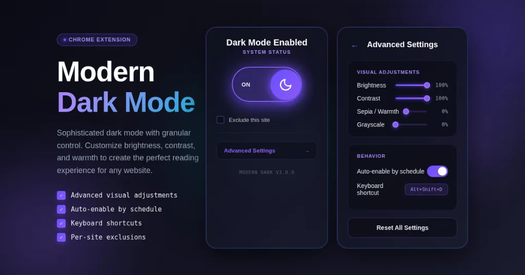 Modern Dark Mode