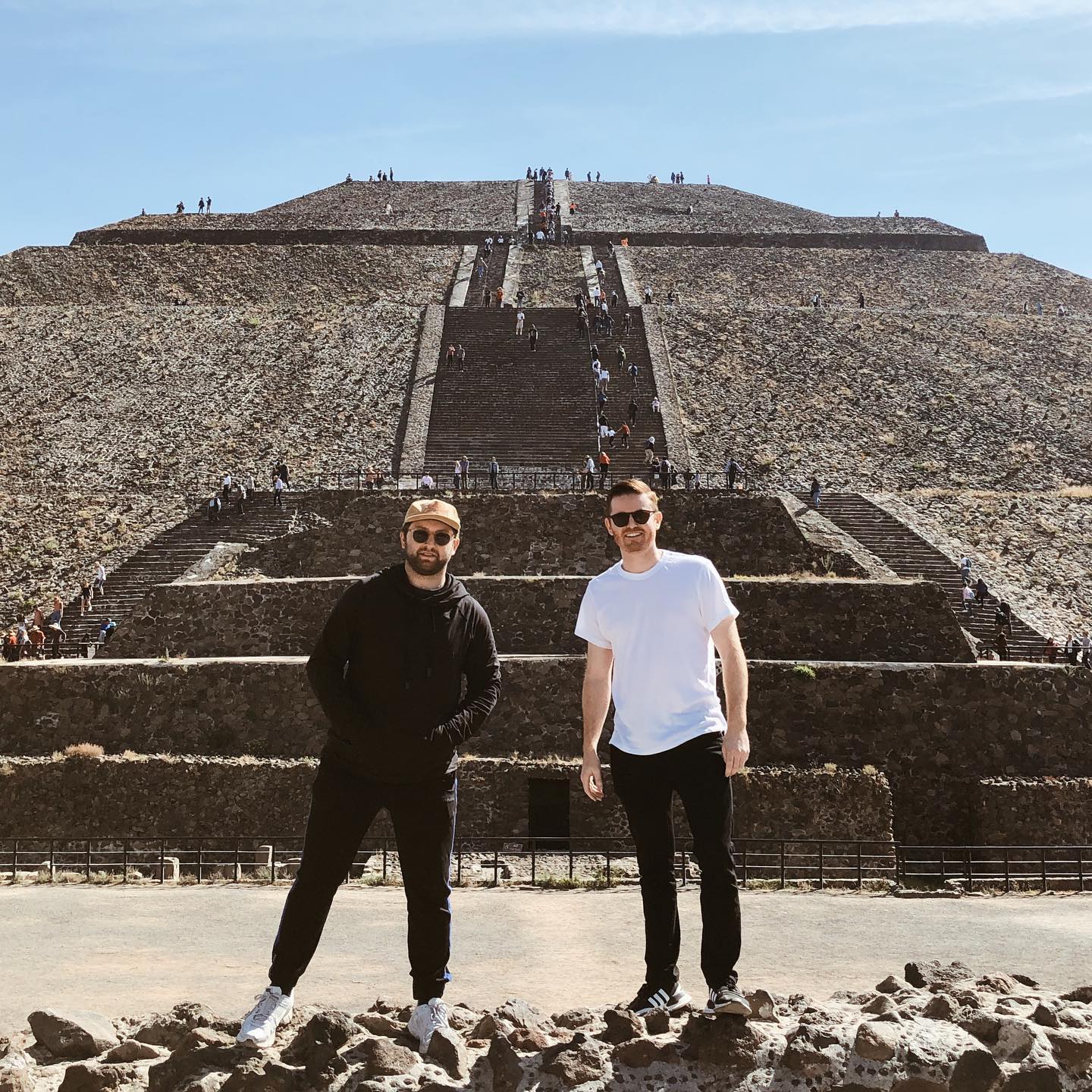 Patrick Bushe at Teotihuacan in Mexico