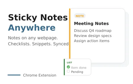 Pin Notes Anywhere